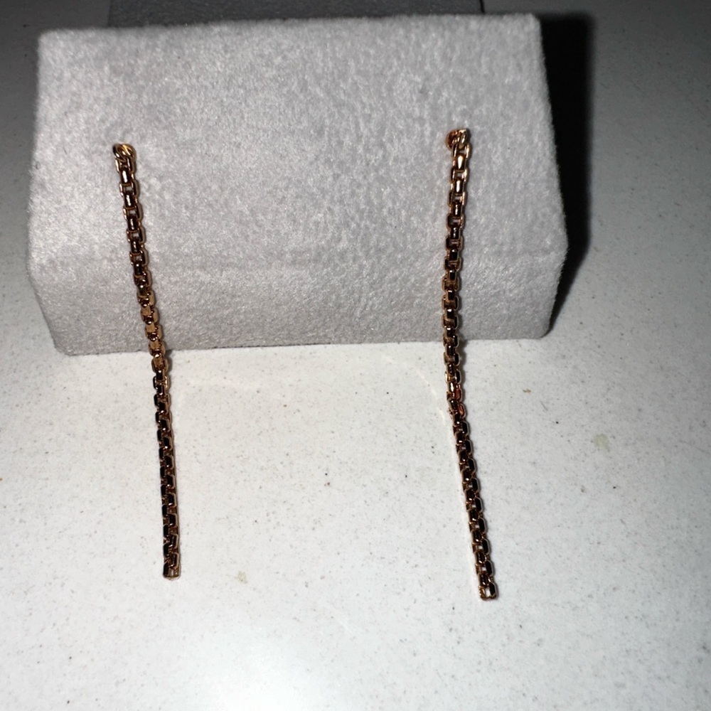 New Bony Levy 14k Rose Gold Drop Earrings